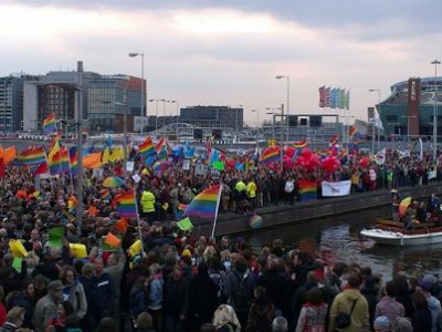 Акции протеста против визита Путина в Нидерландах. Фото из блога theonethatfalls.livejournal.com